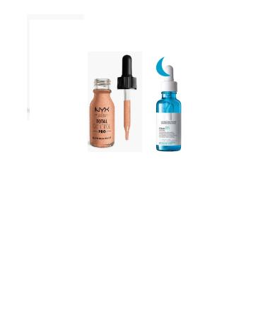 NYX Total Control Pro Illuminator - Cool + Hyalu B5 Serum 10 Ml Mini Size - TWO IN ONE