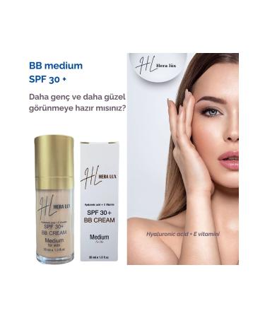 TRN MILANO HERA LUX BB Medium cream waterproof formula does not stain clothes satin finish 30 ML