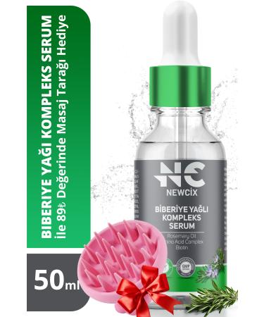 newcix Rosemary Oil Biotin Complex Serum Volume and plump Nourishing strengthening anti-hair loss