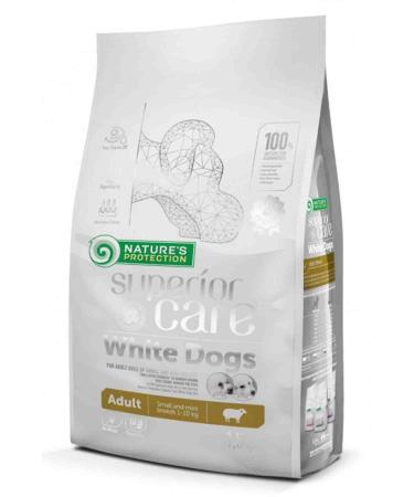 Natures Production Nature's Protection Grain-Free Lamb Meat Dog Food for White Dogs 1.5kg