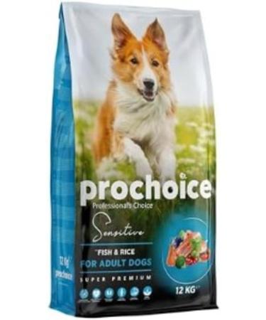 Pro Choice Sensitive For Adult Sensitive Dogs Hypoallergenic Fish And Rice Dry Food 3 Kg