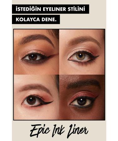 NYX Professional Makeup Epic Ink Liner Black - Black Eyeliner & Duck Plump Full Look Lip Gloss-07 Mocha Me Crazy - Buy Online on GoSupps.com