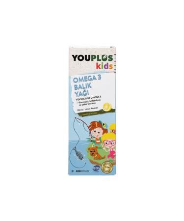 Youplus Kids Omega 3 150 ml Syrup 8699514570394 - Buy Online on GoSupps.com