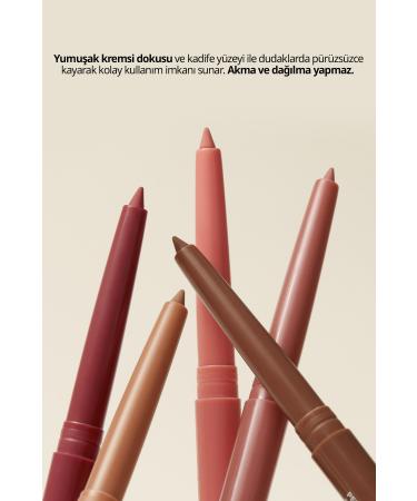 PERIPERA Velvet Finish Intensely Pigmented Lip Liner PERIPERA Ink Velvet Lip Liner (05 Chocolate Brown) - Buy Online on GoSupps.com