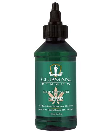 Clubman Pinaud Dark Castor Oil + Hemp Hair Care Oil 118ML