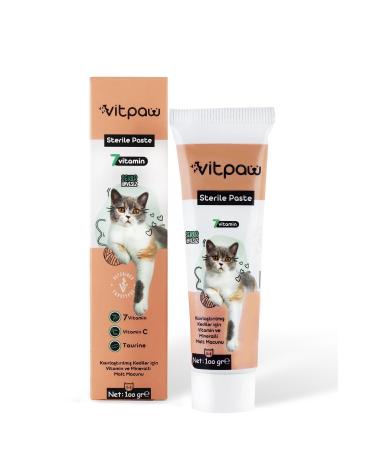 vitpaw Sterile Paste 100 Gr. (MULTIVITAMIN AND MINERALS MALT PASTE FOR NEUTRALIZED CATS) - Buy Online on GoSupps.com