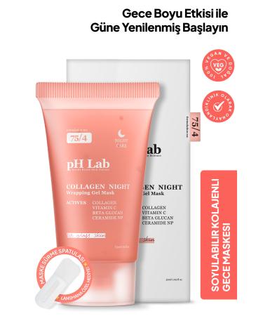 Ph Lab Phlab Collagennight Peel Off Collagen Night Mask Peel Off Collagen Face Mask