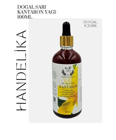 HANDEL KA Natural St. John's Wort Oil Dropper Amber Glass Bottle 100 ml