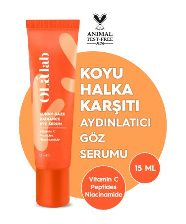 OlaLab Anti-Puffiness Dark Circle Brightening Vitamin C & Peptide Eye Cream 15 ml