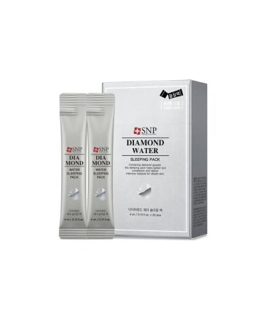 SNP Elmaz Water Sleeping Pack 4 ml * 20 pieces Hyaluronic acid moisturizing night mask