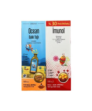 Orzax Ocean Orange Fish Oil 150 Ml + 150 Ml Syrup 0