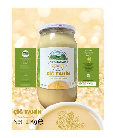 ATABA AK Natural Atal k zberk Raw Sesame Tahini 1 Kg - Buy Online on GoSupps.com