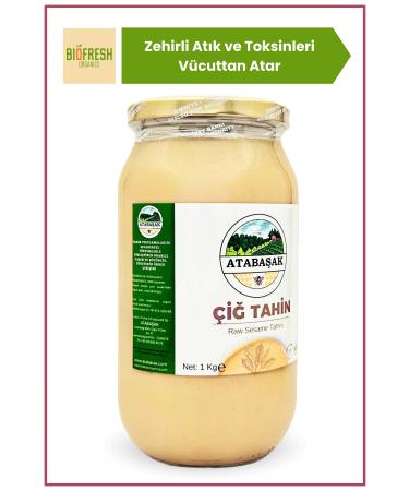 ATABA AK Natural Atal k zberk Raw Sesame Tahini 1 Kg - Buy Online on GoSupps.com