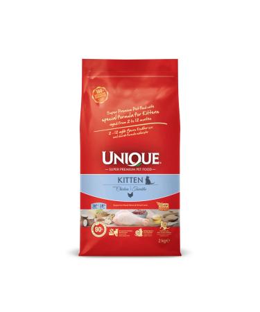 Unique Kitten Cat Food Chicken - Vet's Health Anti-hairball 100g + multivitamin 100g - Buy Online on GoSupps.com