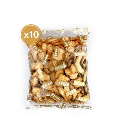 Elvan Chipsy Animal Figured Biscuits 200 Gr. 10 Pieces (1 Box)
