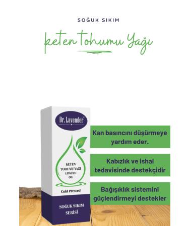 Dr. Lavender Our Garden Flaxseed Oil Cold Pressed Oil 50 ML - Buy Online on GoSupps.com