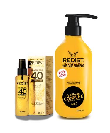 Redist Shampoo Salt-Free 1000 ml + 40 Plant Care Oil