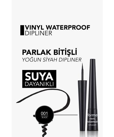 Flormar Waterproof Glossy Dipliner Black 001 Black Natul Nb 865 - Buy Online on GoSupps.com