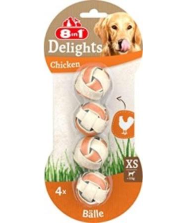 8in1 Delights Ball Shaped Bone 36 gr Dog Treat
