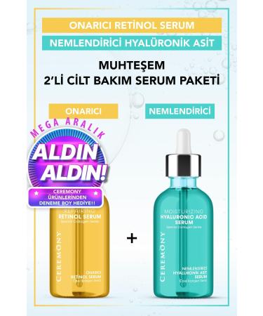 Ceremony Moisturizing Hyaluronic Acid Repairing Retinol Skin Care Serum 30 ml