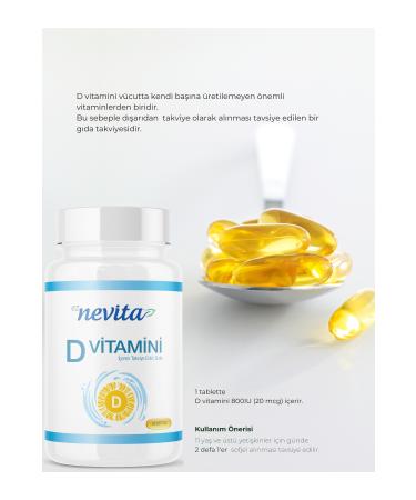 EzNevita Vitamin D 60 Tablets - - Buy Online on GoSupps.com