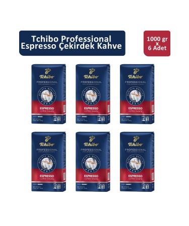 Tchibo Professional Espresso Coffee Beans 1 kg x 6 Pieces