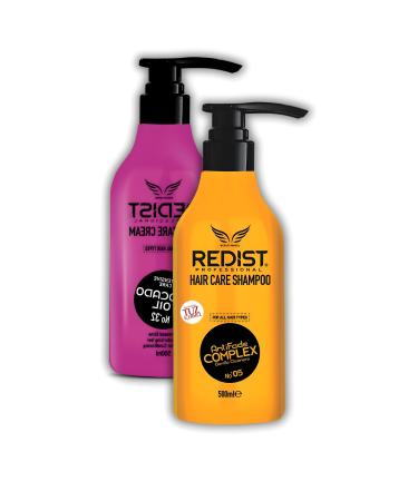 Redist Salt-Free Hair Care Shampoo and Hair Care Conditioner 500 ml 2 in 1