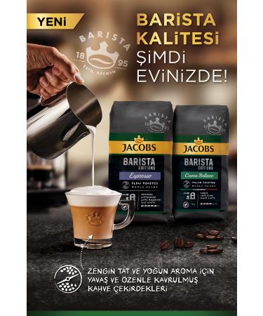 Jacobs Barista Editions Bean Coffee Crema Italiano 1kg - Buy Online on GoSupps.com