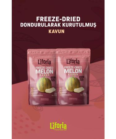 Liforia 2li Opportunity Pack - Freeze Dried Melon Thin Slices 20gr