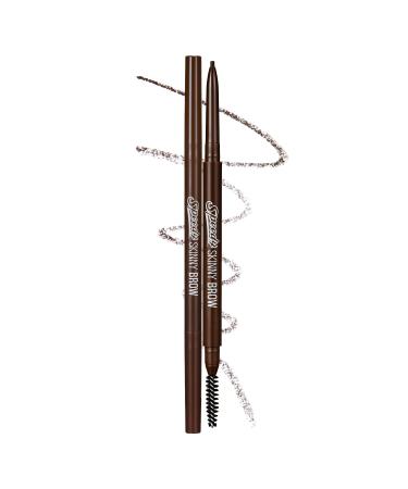 PERIPERA Ultra-Fine Tip Natural-Looking Eyebrow Pencil Peripera Speedy Skinny Brow (2 Dark Brown)