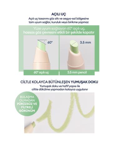 PERIPERA Color Corrector Pencil Concealer Green Color PERIPERA Mood Fit Pencil Concealer 002 Cover Green - Buy Online on GoSupps.com