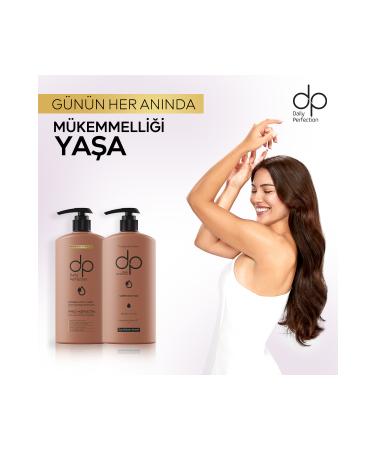 dp Daily Perfection Shampoo Black Cumin Oil 800 ml & Hair Conditioner Black Cumin Oil 500 ml - Buy Online on GoSupps.com