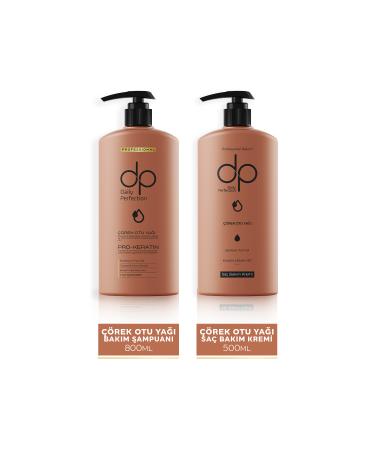 dp Daily Perfection Shampoo Black Cumin Oil 800 ml & Hair Conditioner Black Cumin Oil 500 ml