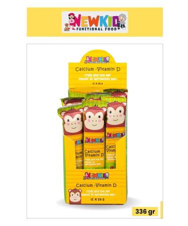Good Food New Kid Banana Hazelnut and Date Bar for Kids - Calcium and Vitamin D Added Vegan 12 Pieces - Buy Online on GoSupps.com
