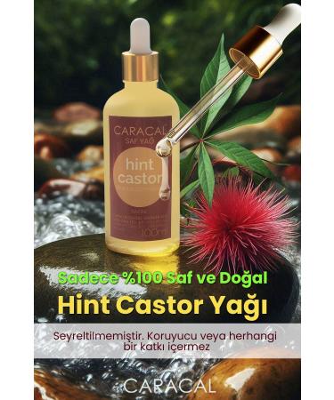 caracal 100ml Pure Castor Oil Castor Oil Ricinus Communis Natural And Pure - Buy Online on GoSupps.com