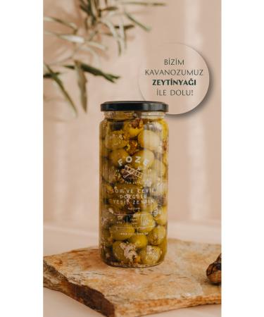 Foze Curd and Walnut Stuffed Green Olives 450 gr