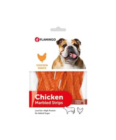 Flamingo Chicken and Steak Dog Treat Bar 85 gr