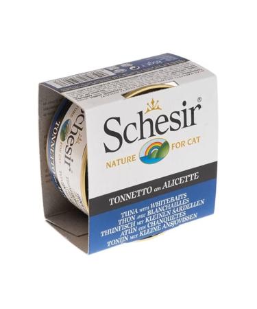 Schesir Tuna and Herring Jelly Canned Cat Food 85 gr