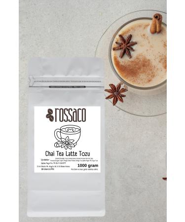 Rossaco Chai Tea Latte 1000 grams Spice Mix Ginger Cinnamon and more