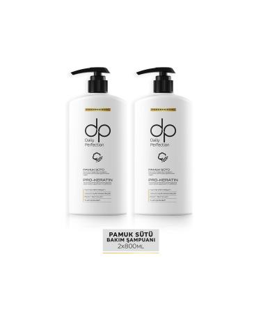 dp Daily Perfection Shampoo Cotton Milk 800 ml X 2 Pieces