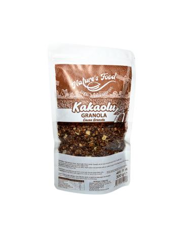 NATURES FOOD Cocoa Granola 300gr Natural content prepared from A quality products without additives or preservatives.