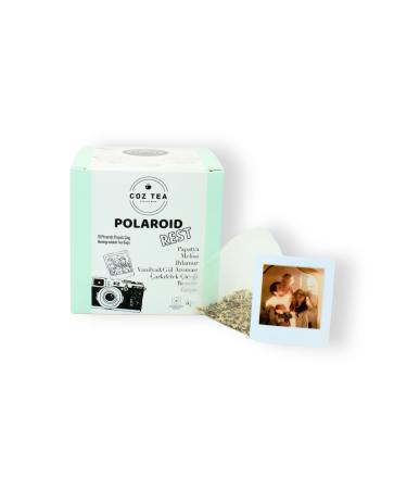 COZ TEA POLAROID REST Chamomile Pyramid Herbal Tea Bag