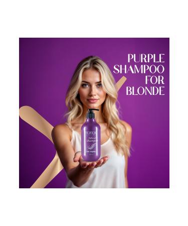 TOTEX Silver Hair Shampoo | Hair Lightener - Brightener for Blondes | All Hair Types 500ml - Buy Online on GoSupps.com