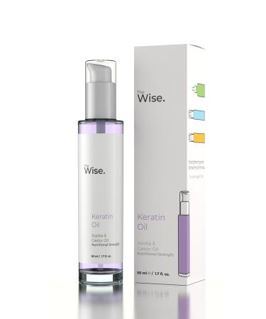 Wise Keratin Oil Serum Repair Moisturizer for Damaged Hair Preventing Split Ends Nourishing Hair Care - Buy Online on GoSupps.com