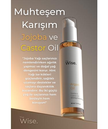 Wise Argan Oil/Serum Nourishing Moisturizing Softening Hair Care Serum Anti-Friction Hair Care - Buy Online on GoSupps.com