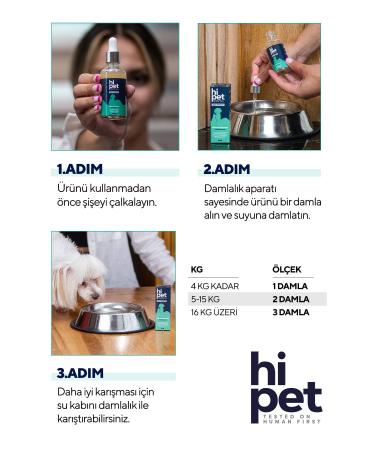 HiPet Liquid Probiotic Dog Probiotic 50 ml - Buy Online on GoSupps.com