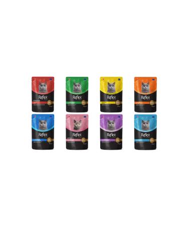 Reflex Plus Pouch Cat Wet Food Varieties 85 Gr X 8 Pieces
