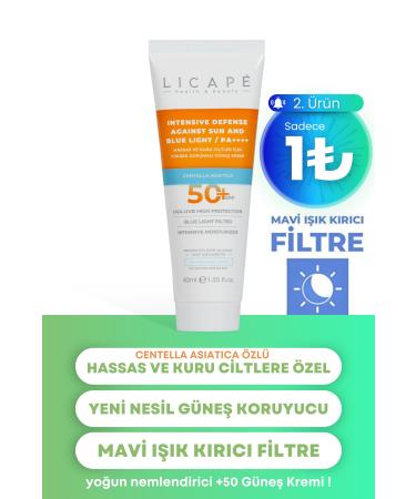 Licape High Protection 50 Factor Sun Cream for Sensitive and Dry Skin 40ml