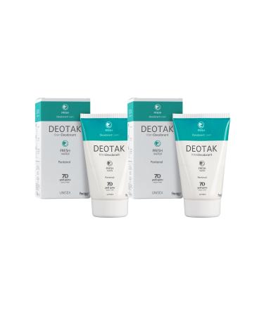 Deotak Cream Deodorant Fresh Menthol 35 ml x 2 pieces