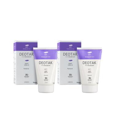 Deotak Cream Deodorant Soft For Sensitive Skin 35 ml x 2 pieces
